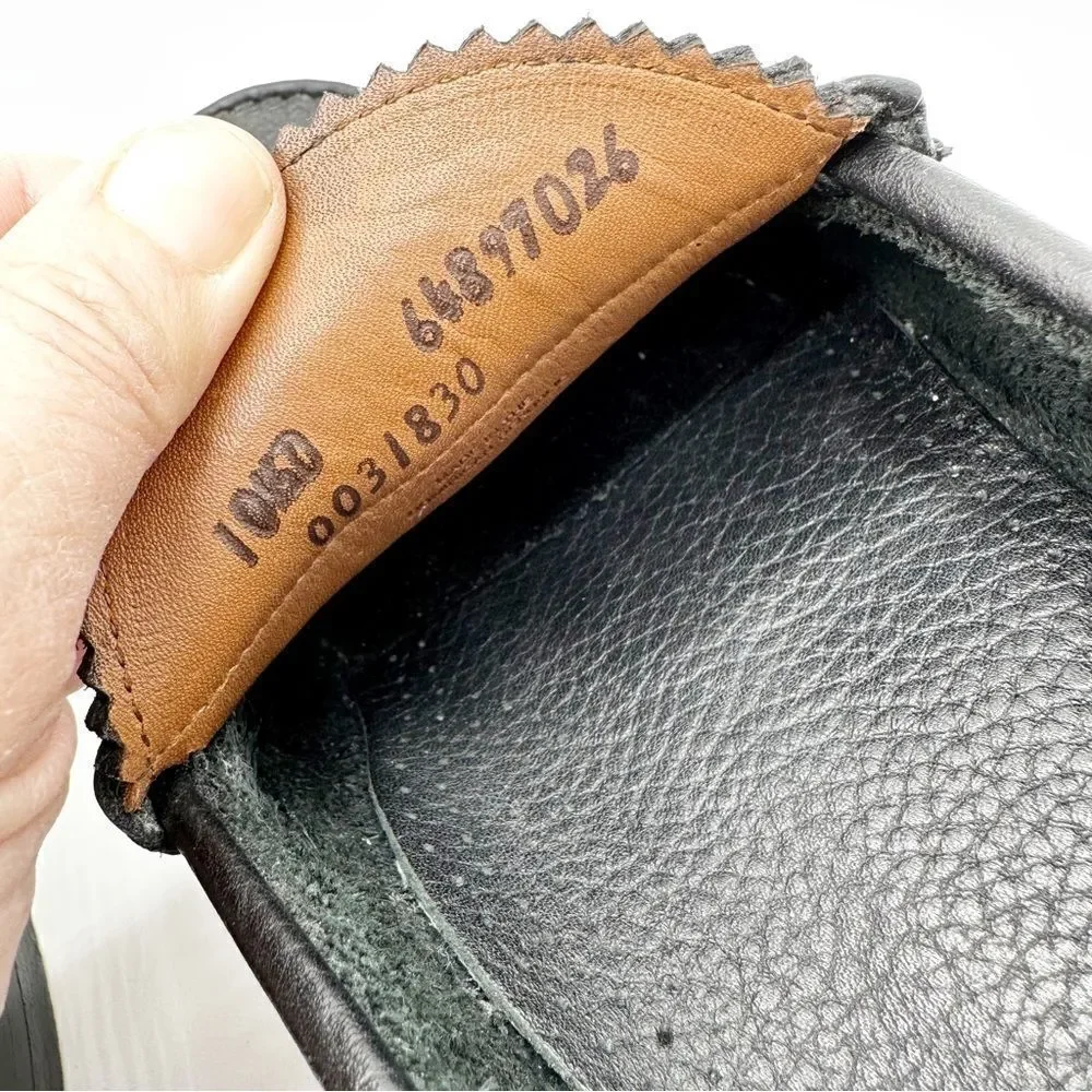 Brooks‎ Brothers x Allen Edmonds Black Leather Penny Loafers 10.5 D